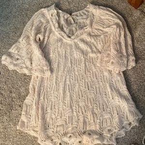 Free People sweater tunic dress